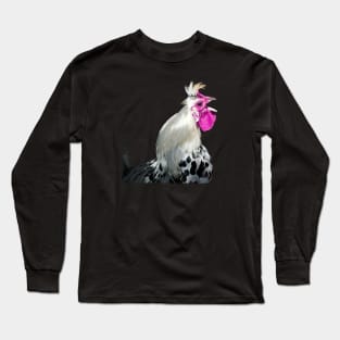 rooster 1 / Swiss Artwork Photography Long Sleeve T-Shirt